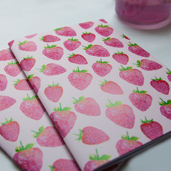 Strawberries Print Notebook, 3 of 3