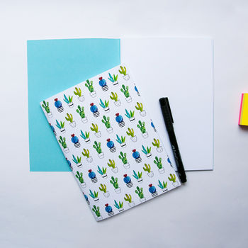 Cactus Print Notebook, 2 of 3