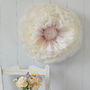 Giant Hand Dyed Blush And Ivory Ombré Paper Flower, thumbnail 1 of 3