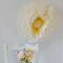 Three Giant Bright Summery Paper Flowers, thumbnail 2 of 5