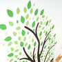 Tree With Jungle Animals Wall Sticker, thumbnail 2 of 5