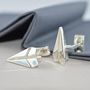 Sterling Silver Paper Plane Cufflinks, thumbnail 2 of 7