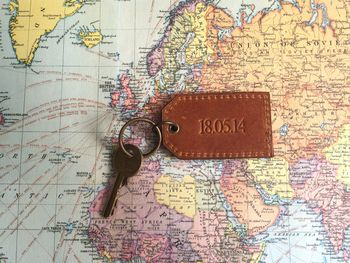 Anniversary Leather Key Ring, 3 of 3