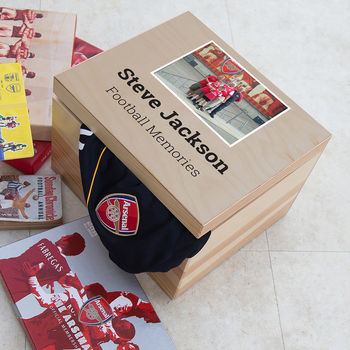 Personalised Sporting Keepsake Box, 2 of 5