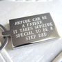 Personalised Stainless Steel Fathers Day Keyring, thumbnail 4 of 4