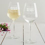 Personalised Mother Of The Groom Wedding Glass, thumbnail 4 of 8