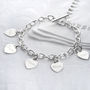 Personalised Sterling Silver Loved Ones Charm Bracelet, thumbnail 1 of 11