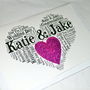 Personalised Wedding Love Sparkle Card, thumbnail 10 of 12