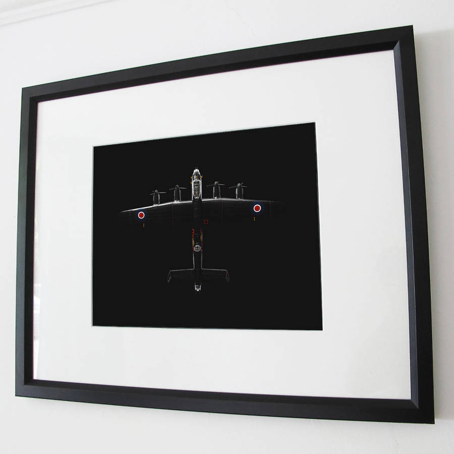 lancaster aircraft print by spitfire prints | notonthehighstreet.com