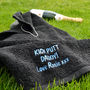 Personalised Kick Putt Golf Towel, thumbnail 1 of 1