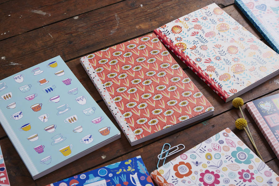 Personalised 'meadow Way' Notebook By Jane Farnham