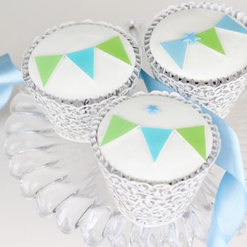 Birthday Cake Topper, Decorating Kit With Bunting, 6 of 9