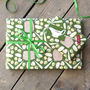Vegetarian Christmas Dinner Wrapping Paper Set, thumbnail 2 of 4