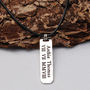Men's Personalised Silver Vertical Bar Necklace, thumbnail 9 of 12
