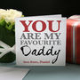 Personalised 'My Favourite Daddy' Father's Day Card, thumbnail 3 of 4