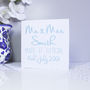 Personalised Wedding Typography Card, thumbnail 4 of 5
