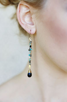 Long Gemstone Earrings, 5 of 9