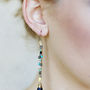 Long Gemstone Earrings, thumbnail 1 of 9
