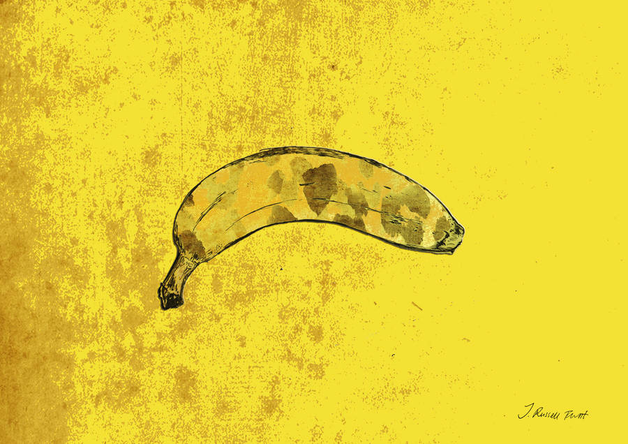 A Banana Limited Edition Signed Print, 1 of 2