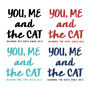 Personalised 'You, Me And The Dog' Cushion, thumbnail 2 of 2