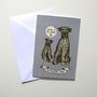 Schnauzer Dog Father's Day Card, thumbnail 4 of 5