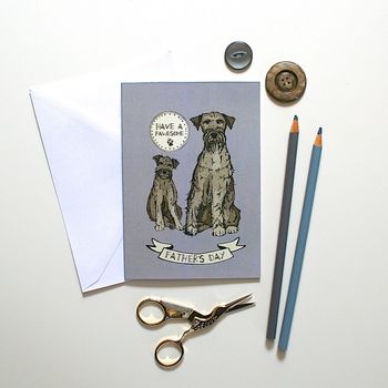 Schnauzer Dog Father's Day Card, 5 of 5