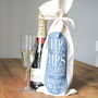 Personalised Mr And Mrs Bottle Bag, thumbnail 1 of 3