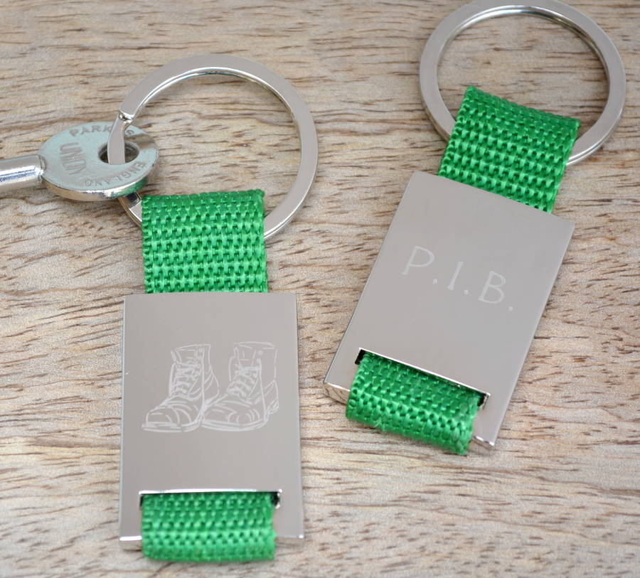 Personalised Walking Boot Keyring By Me And My Sport