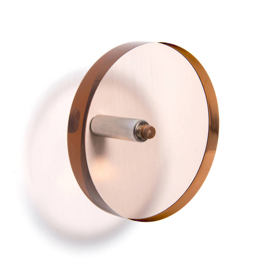 Brown Acrylic Wall Coat Hook By Block Design