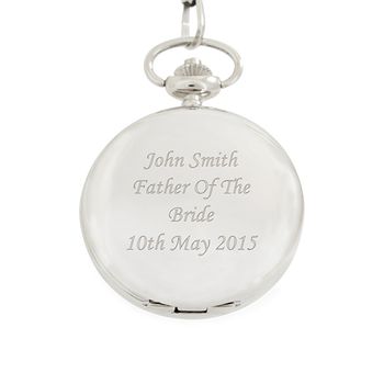 Personalised Pocket Fob Watch, 2 of 4