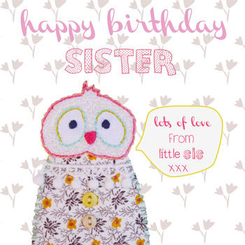 Happy Birthday Sister Greeting Card, 2 of 2