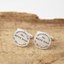 Personalised 'Introducing The Best Dad' Cufflinks, thumbnail 2 of 4