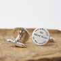 Personalised 'Introducing The Best Dad' Cufflinks, thumbnail 1 of 4