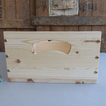 Personalised Dad's Tools Wooden Storage Box, 5 of 5