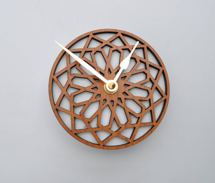 Small 12 Pointed Star Clock By Jenny Walsh Design | notonthehighstreet.com