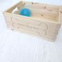 Wooden Personalised Dog Toy Storage Box, thumbnail 3 of 3