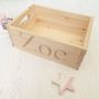 Personalised Wooden Engraved Storage Crate, thumbnail 1 of 1