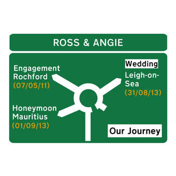 Personalised Road Sign Print, 4 of 6