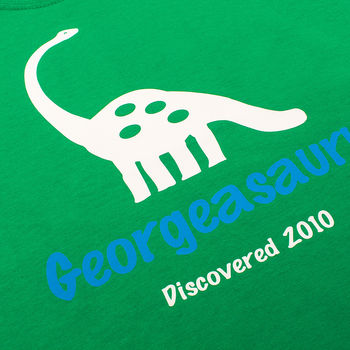 Personalised Dinosaur T Shirt, 3 of 8