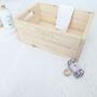 Personalised Wooden Bathroom Storage Crate, thumbnail 2 of 4