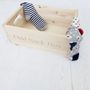 Personalised Odd Sock Storage Crate, thumbnail 1 of 3