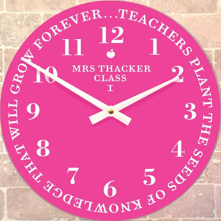 Best Teacher Wall Clock By CuteClocks