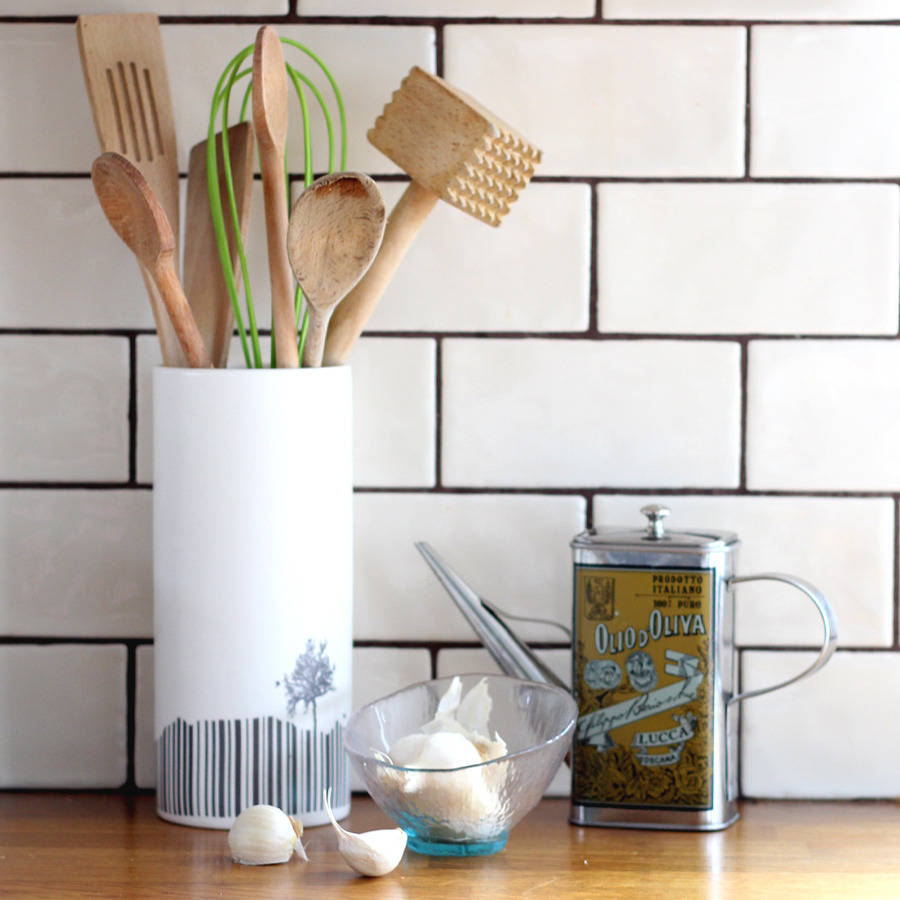 Botanical Utensil Holders By Victoria & Abigail