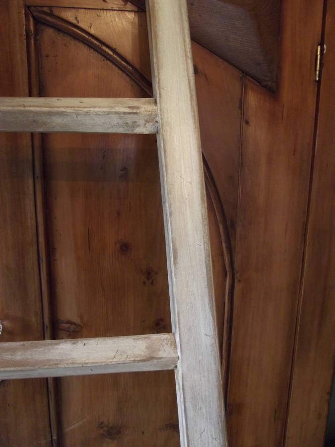 large reclaimed wooden towel ladder by woods vintage home interiors