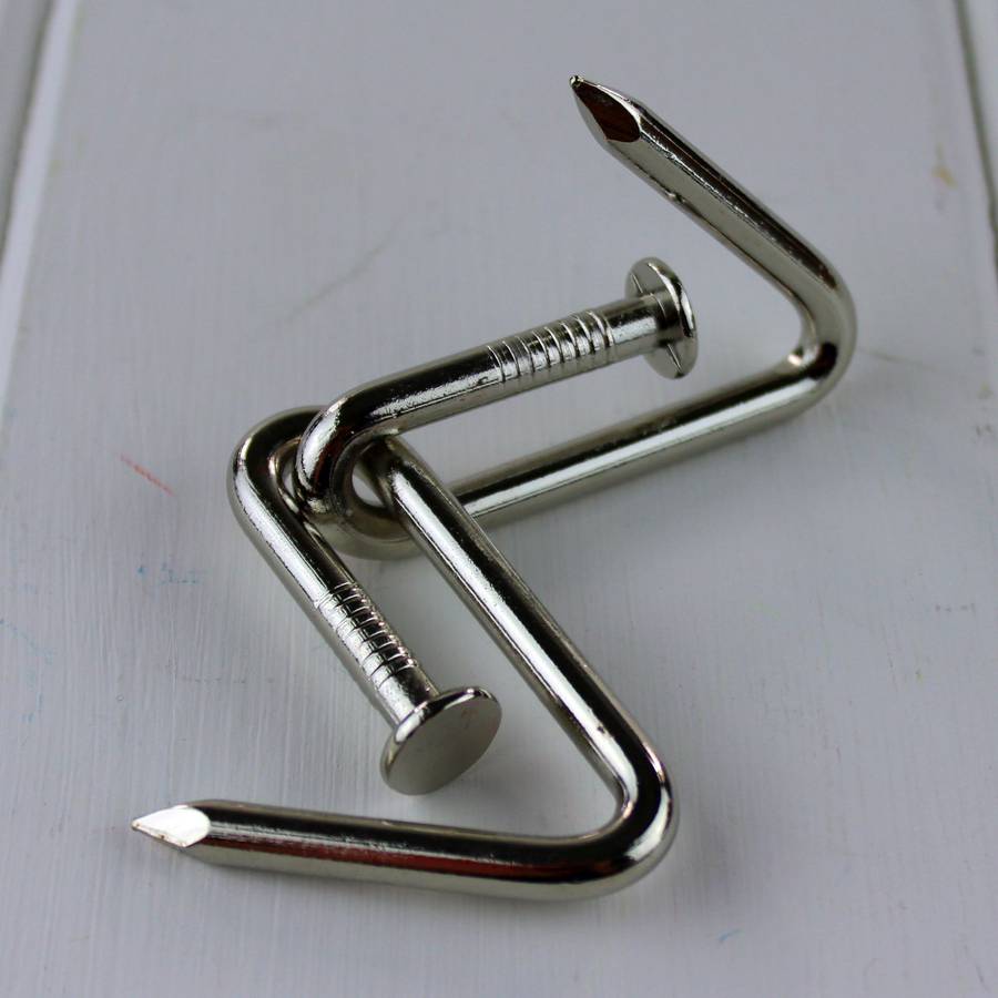 Box Of Nails Set Five Nail Puzzles By Nest Notonthehighstreet Box Of Nails Set Five Nail Puzzles
