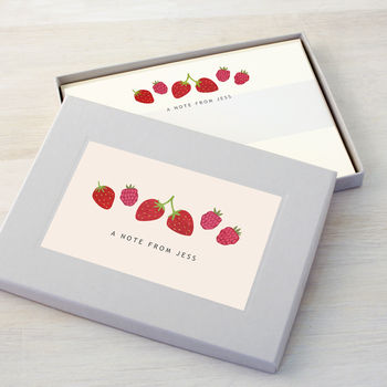 Personalised Strawberries Writing Set, 3 of 7