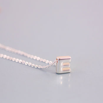 Mini Letter Initial Necklace, 3 of 12