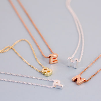 Mini Letter Initial Necklace, 7 of 12