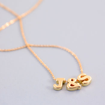 Triple Mini Letter Necklace, 6 of 11