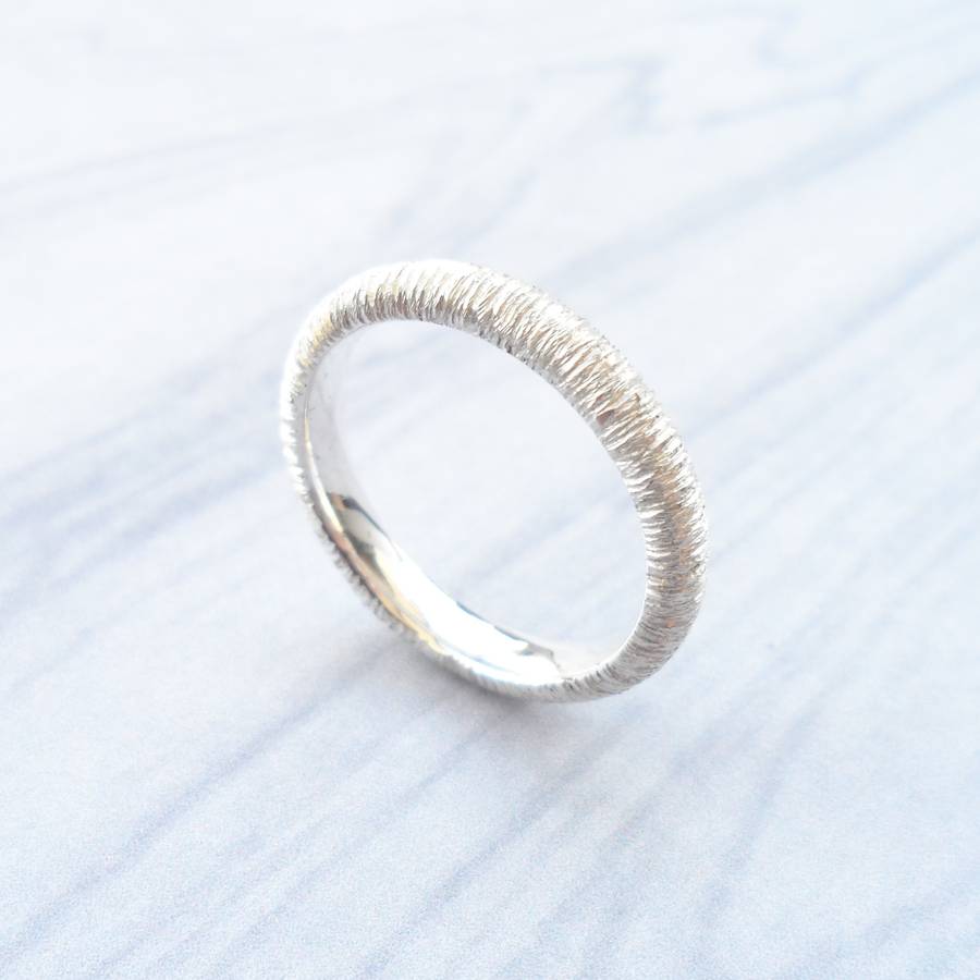 Textured Wedding Ring, 1 of 7